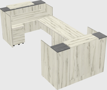 Reception desk u-shape