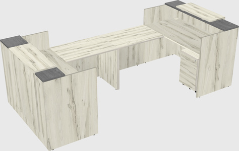 Reception desk u-shape