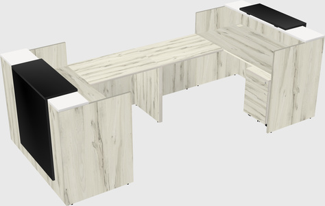 Reception desk u-shape