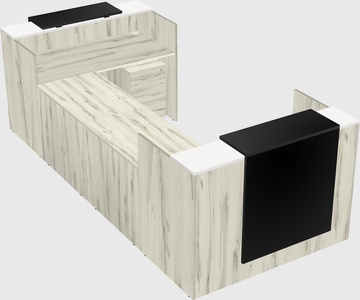 Reception desk u-shape