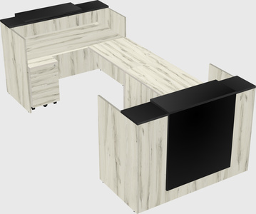 Reception desk u-shape