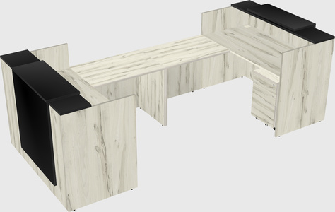 Reception desk u-shape