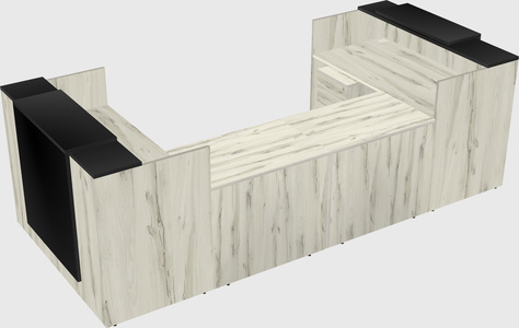 Reception desk u-shape