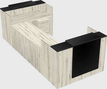 Reception desk u-shape