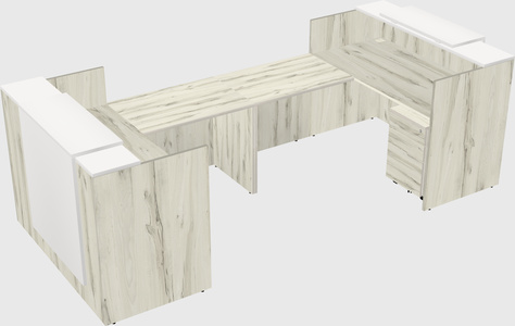 Reception desk u-shape