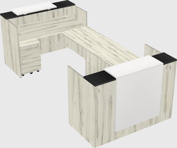 Reception desk u-shape
