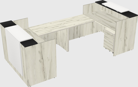 Reception desk u-shape