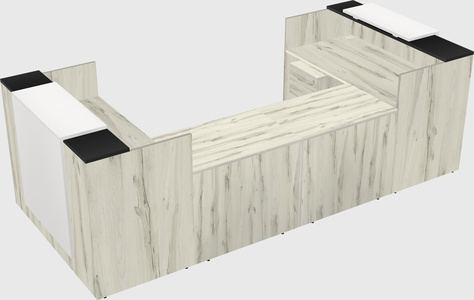 Reception desk u-shape