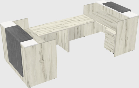 Reception desk u-shape