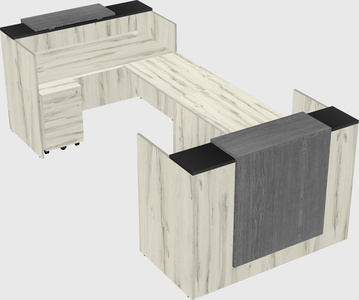 Reception desk u-shape