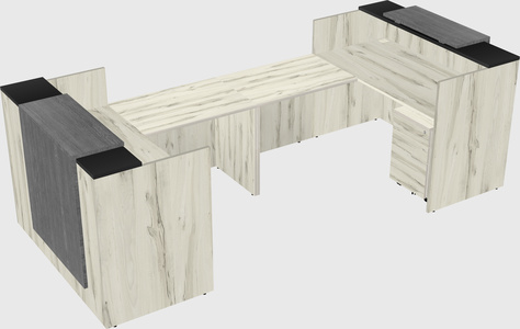 Reception desk u-shape
