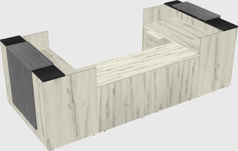 Reception desk u-shape