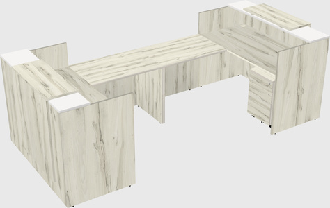 Reception desk u-shape