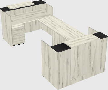 Reception desk u-shape