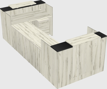 Reception desk u-shape