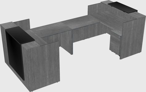 Reception desk u-shape