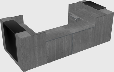 Reception desk u-shape