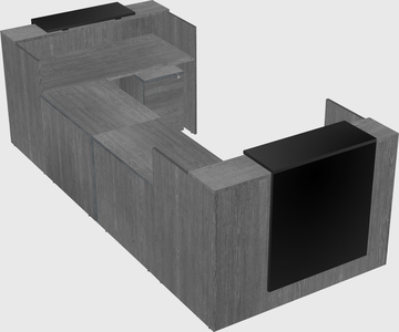 Reception desk u-shape