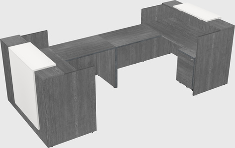 Reception desk u-shape