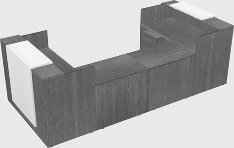 Reception desk u-shape