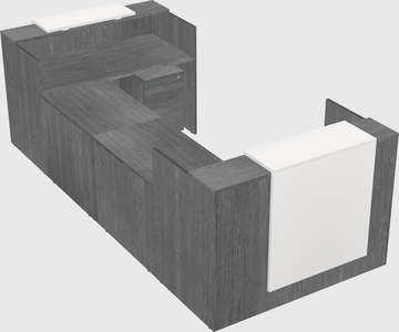 Reception desk u-shape