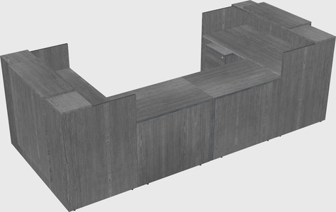 Reception desk u-shape