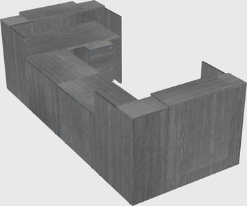 Reception desk u-shape
