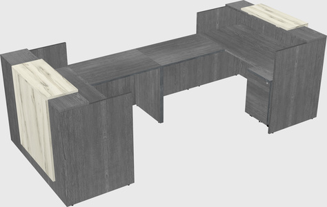 Reception desk u-shape