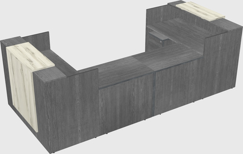 Reception desk u-shape