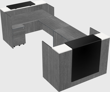 Reception desk u-shape