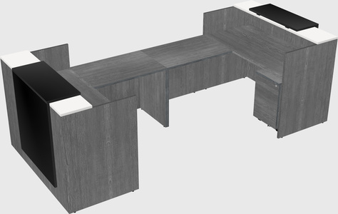 Reception desk u-shape