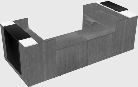 Reception desk u-shape