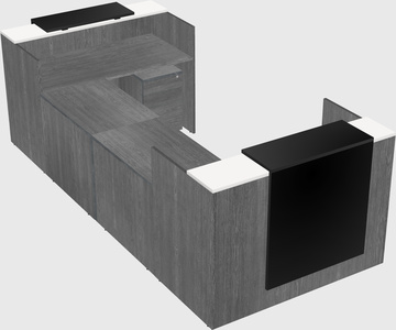 Reception desk u-shape