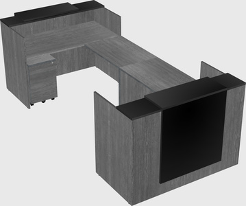 Reception desk u-shape