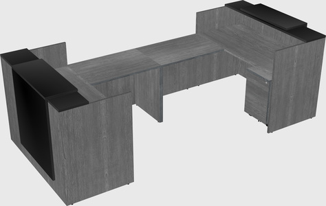 Reception desk u-shape