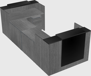 Reception desk u-shape