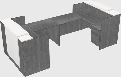 Reception desk u-shape