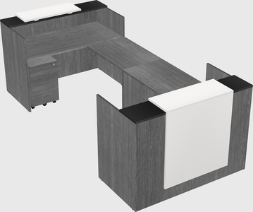 Reception desk u-shape