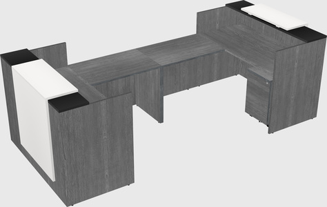 Reception desk u-shape