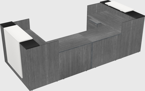 Reception desk u-shape