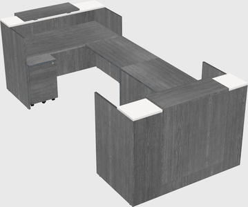 Reception desk u-shape