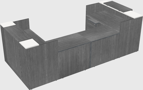 Reception desk u-shape