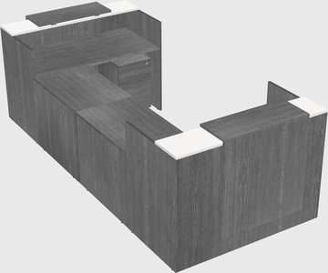 Reception desk u-shape