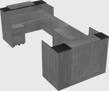Reception desk u-shape