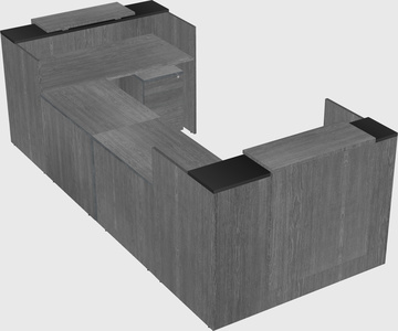 Reception desk u-shape
