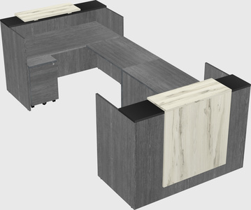Reception desk u-shape