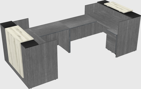 Reception desk u-shape