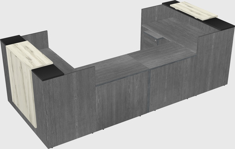 Reception desk u-shape