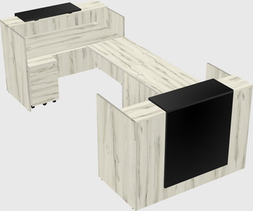 Reception desk u-shape
