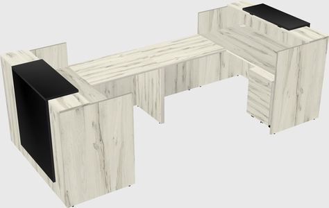 Reception desk u-shape